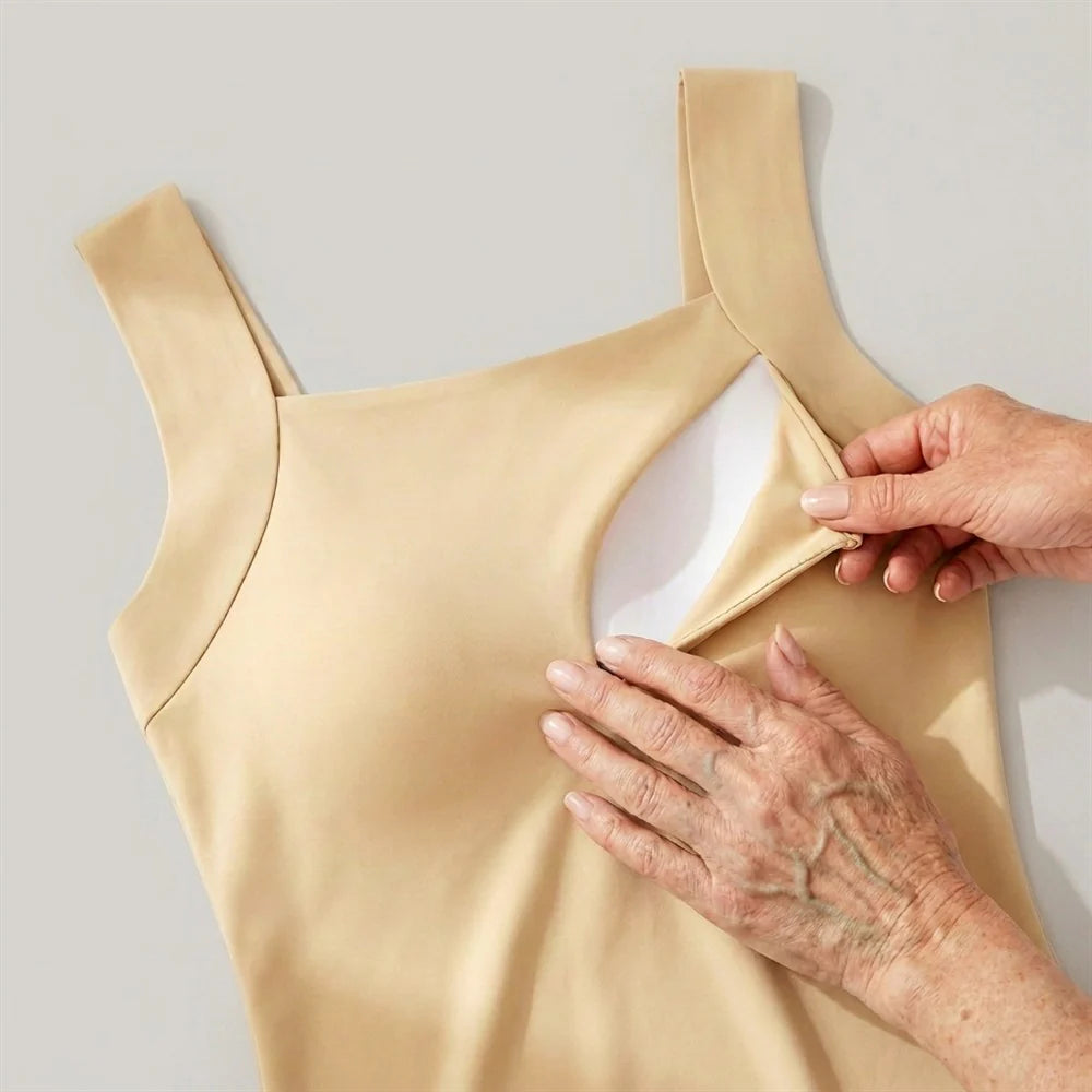 LiberLift® | Débardeur Brassière Intégrée, Maintien Sans Armature