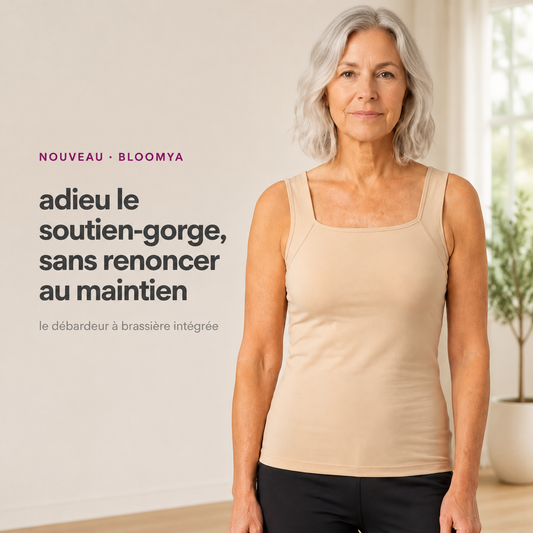 LiberLift® | Débardeur Brassière Intégrée, Maintien Sans Armature