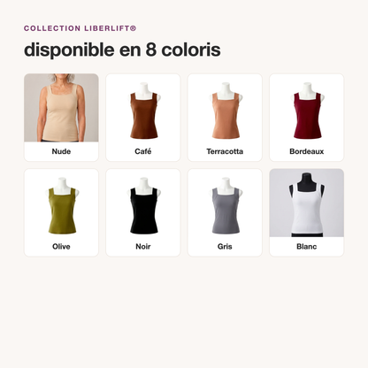 LiberLift® | Débardeur Brassière Intégrée, Maintien Sans Armature